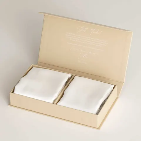 Sidenörngott 2-pack Vit
