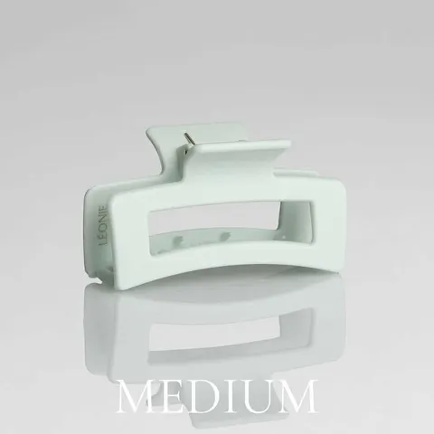 Matt äng hårklämma Medium 8,5 cm