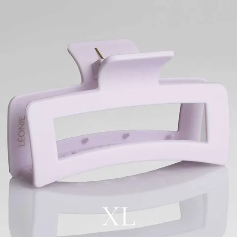 Matt lavendel hårklämma XL 13 cm (andrasortering)