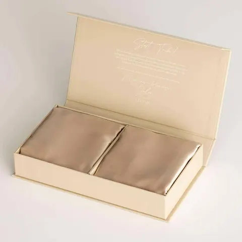 Beige sidenörngott, 2-pack