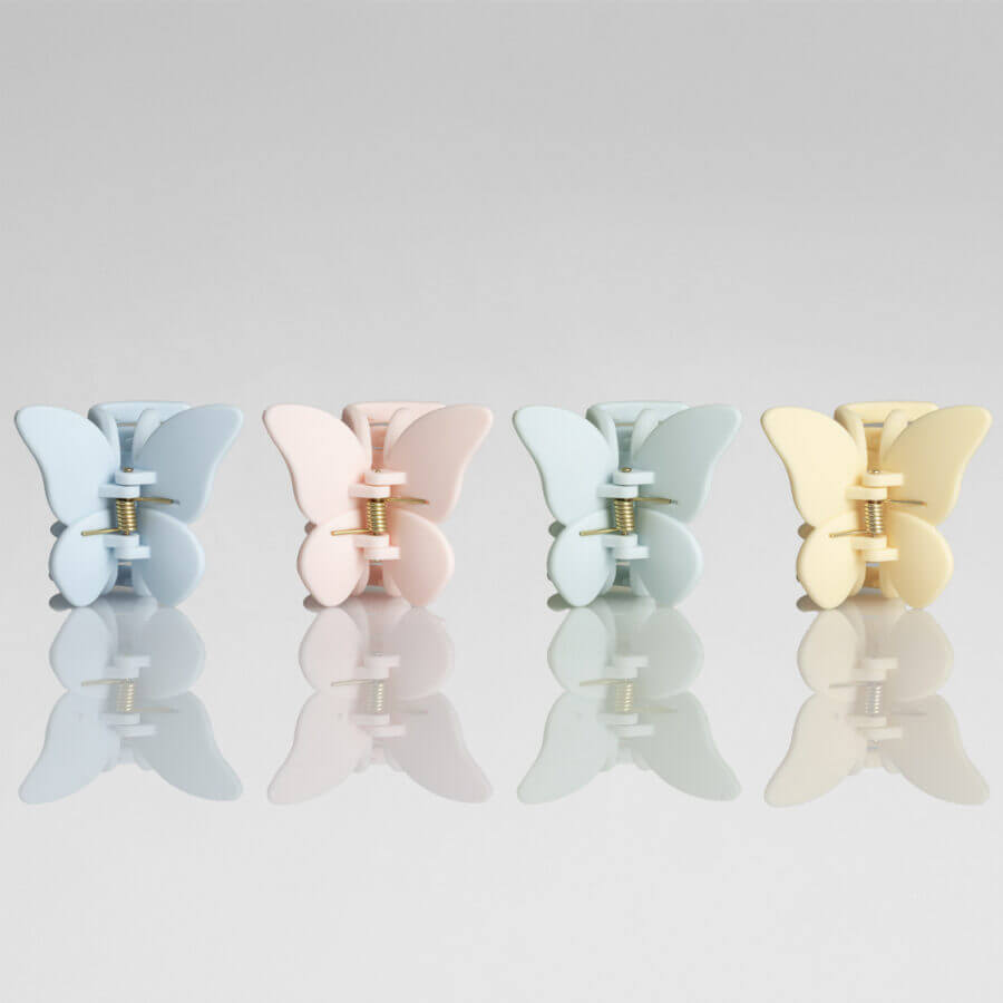 Fjäril 4-pack - Pastell